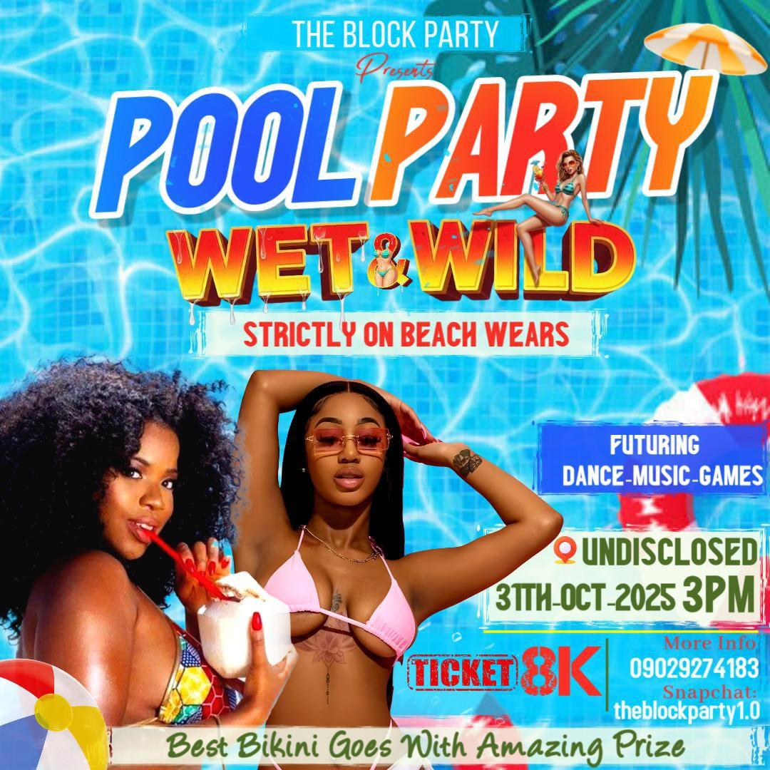 WET AND WILD! Banner