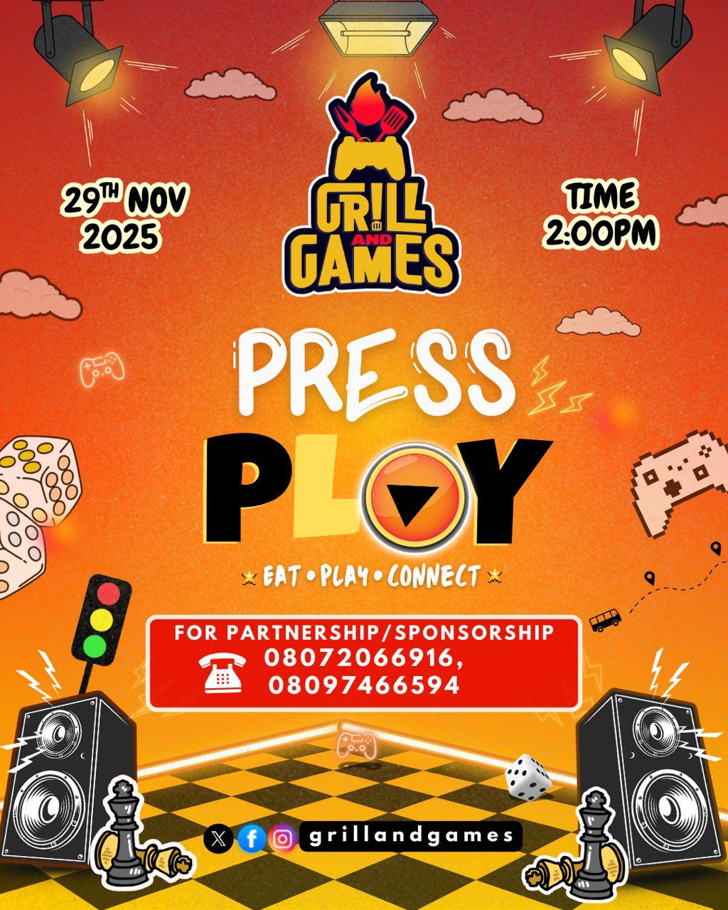 PRESS PLAY Banner